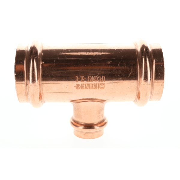 PF 04087 1-1/2" x 1-1/2" x 3/4" Copper Press Fittings - Tee P x P x P