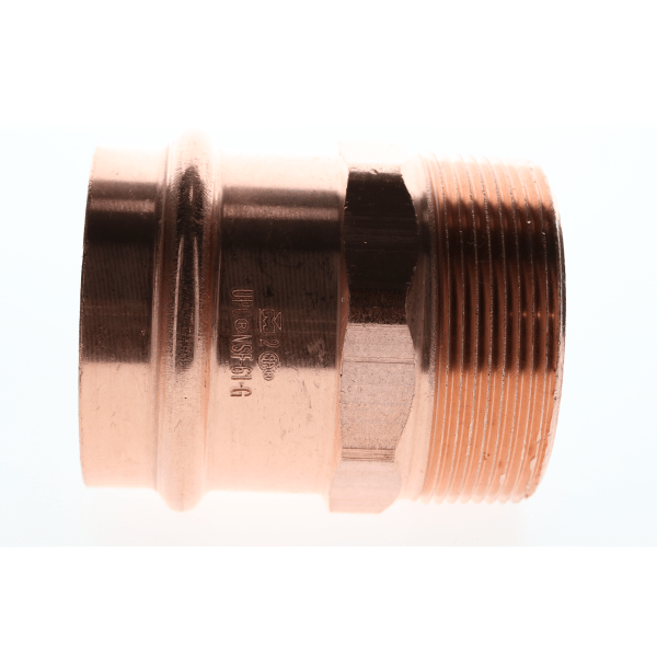 PF 01163 1" Copper Press Fittings - Male Adapter P x MPT