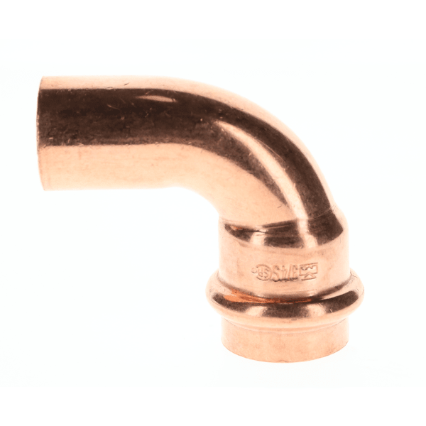 PF 01654 3/4" Copper Press Fittings - 90 Degree Street Elbow Ftg x P