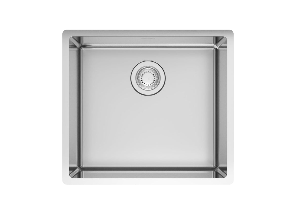 CUX11019 Cube 19.56" x 17.75" 18 Gauge Stainless Steel Undermount Single Bowl Kitchen Sink