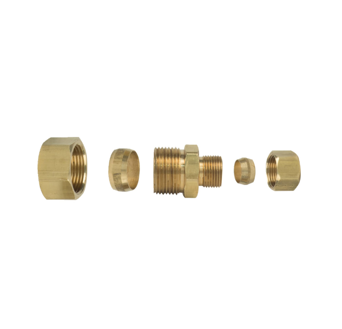 62-10-6X 5/8" x 3/8" Compression Union