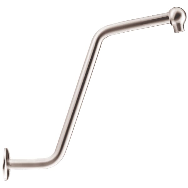 D481116BN 13" S Shaped Showerarm w/ Escutcheon Brushed Nickel