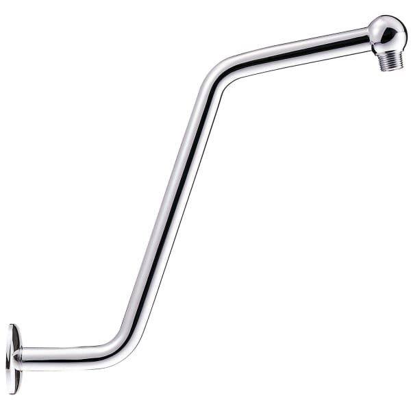 D481116 13" S Shaped Showerarm w/ Escutcheon Chrome