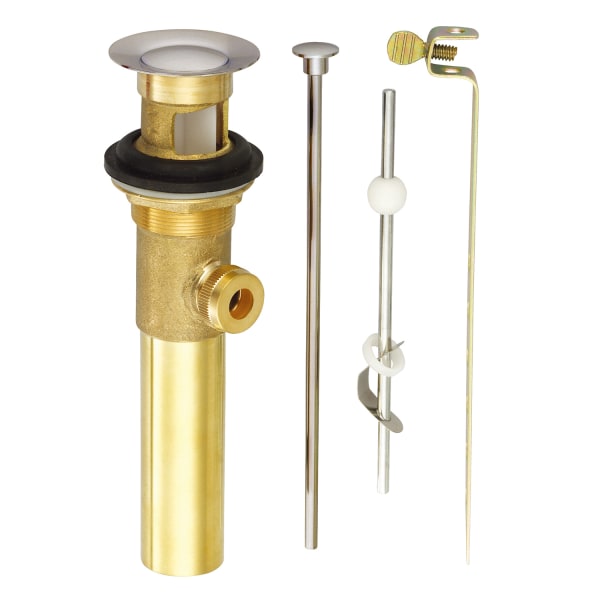 D495002BN 1 1/4" Metal Pop-Up Drain Assembly with Lift Brushed Nickel