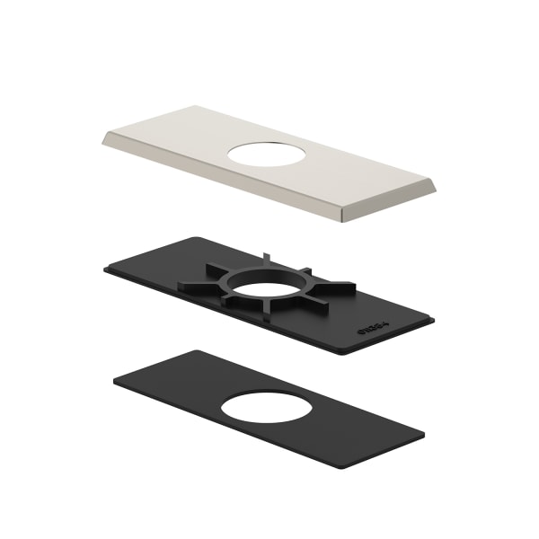 DA607568BN Cover Plate Assembly (Square) for 4" Centerset Lavatory Faucet Brushed Nickel