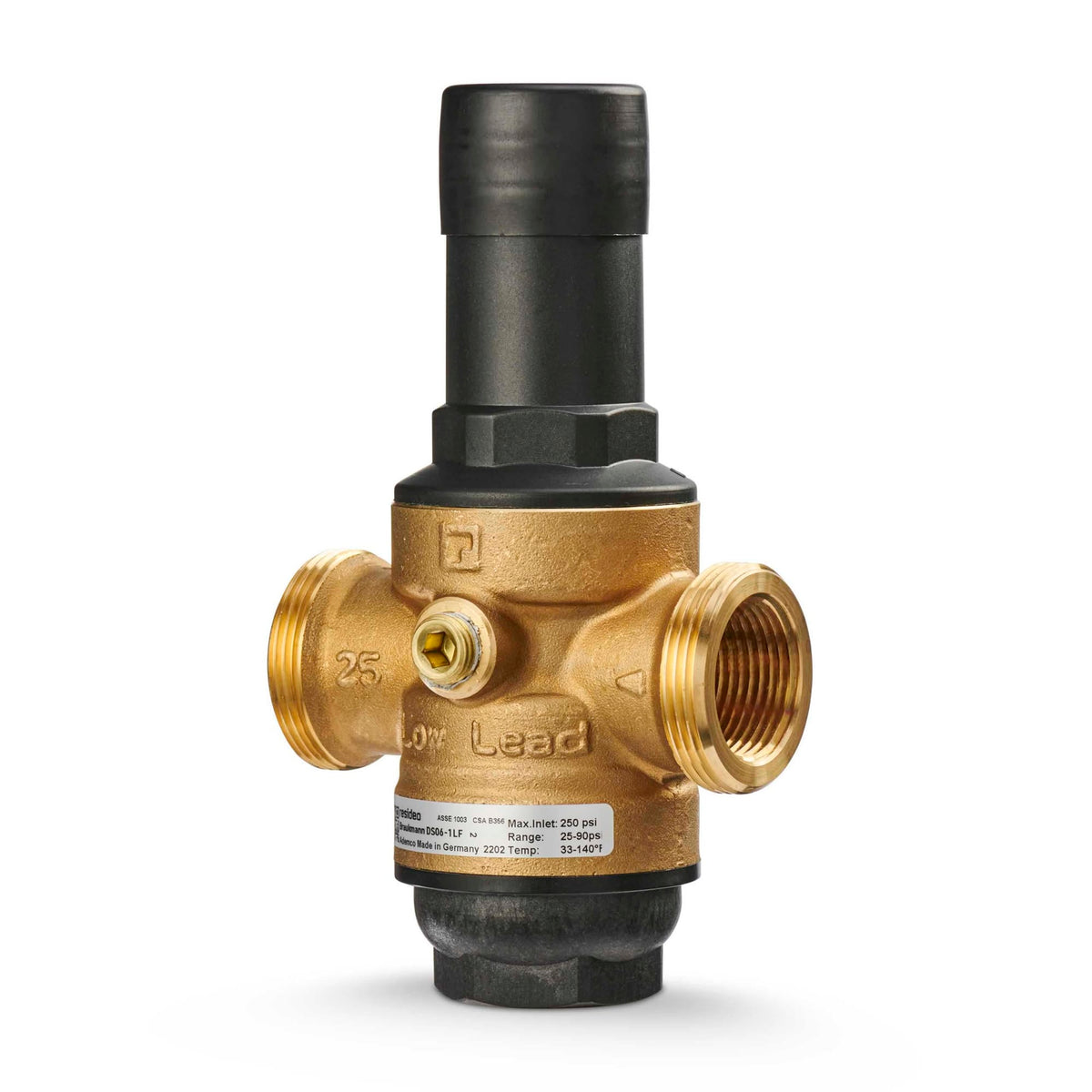 DS06-100-SUT-LF/U 1/2 in DialSet Female Single Union, Internally-Threaded PRV
