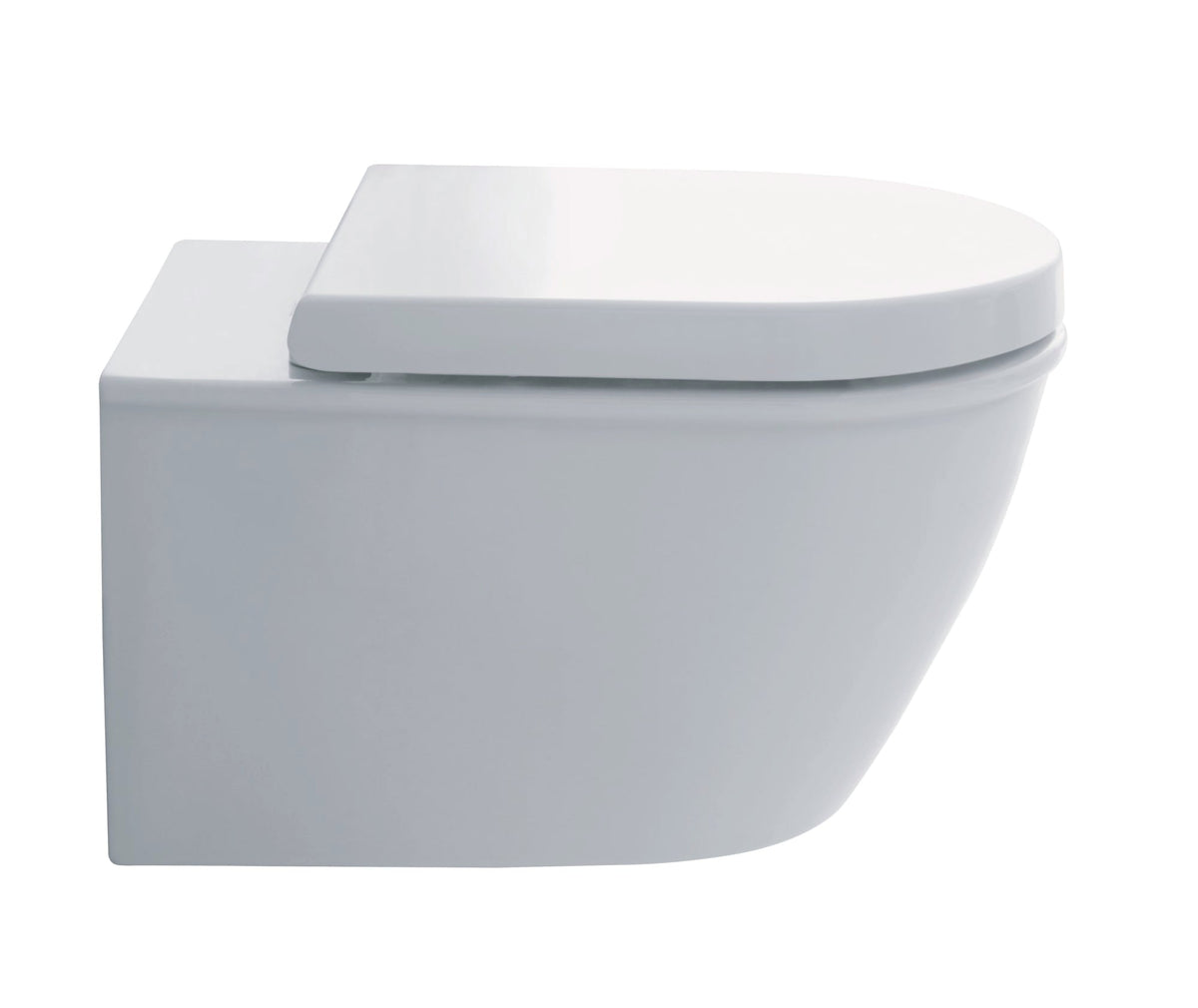 0069890000 Round Slow Close Toilet Seat in White