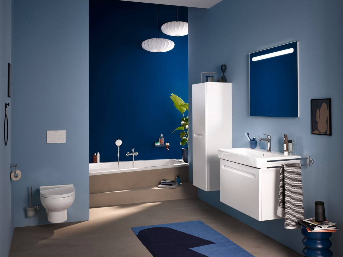 700654000000090 No.1 60" x 32" Rectangular Alcove Bathtub in White Acrylic with Left Drain, Drain Sold Separately, ADA Compliant