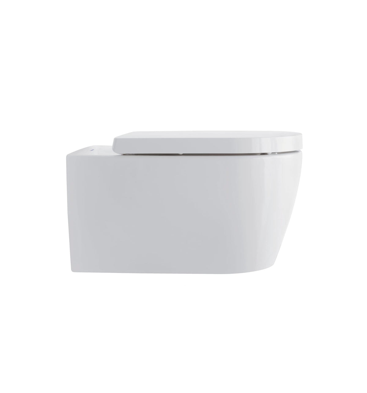 2529090092 ME by Starck 1.28/0.8 GPF Dual Flush Rimless ADA Compliant Compact Elongated Wall Mounted Toilet in White