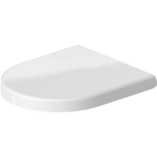 0069890000 Round Slow Close Toilet Seat in White