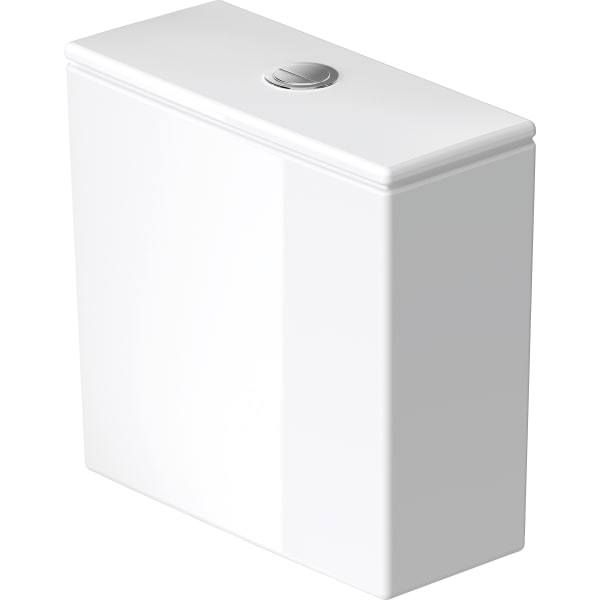 0935200005 DuraStyle 1.32/0.92 GPF Dual Flush Toilet Tank in White with Top Push Button Flush