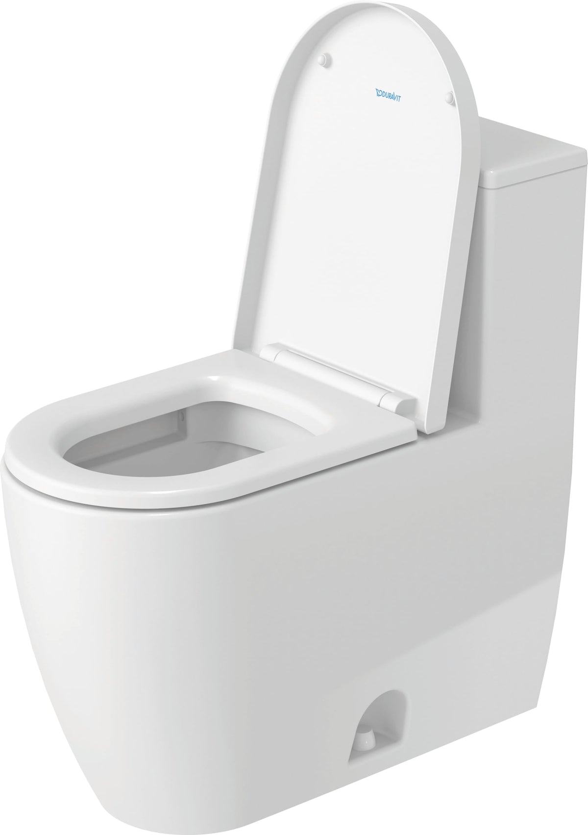 2173010001 ME by Starck 1.32/0.92 GPF Dual Flush Rimless Elongated One Piece Toilet in White, Top Push Button Flush - Seat Sold Separately