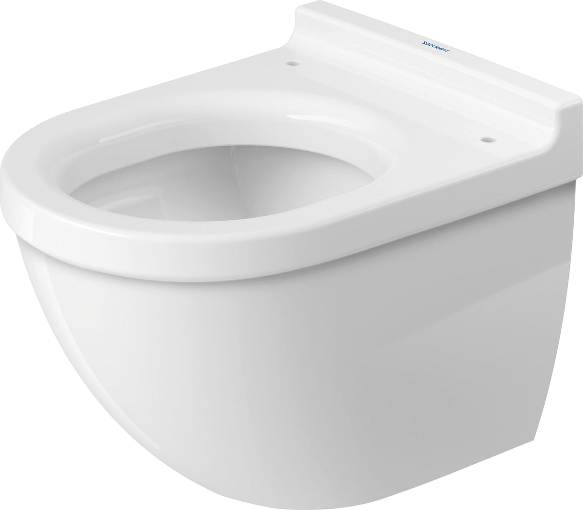 Starck 3 1.6/0.8 GPF Dual Flush ADA Compliant Round Wall Mounted Toilet in White - Seat, Actuator, and In-Wall Tank and Carrier Sold