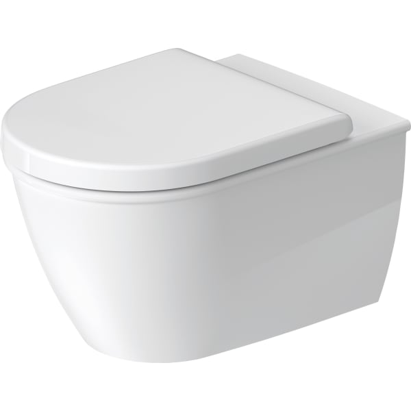 Darling New 1.6/0.8 GPF Dual Flush ADA Compliant Elongated Wall Mounted Toilet in White 2545090092