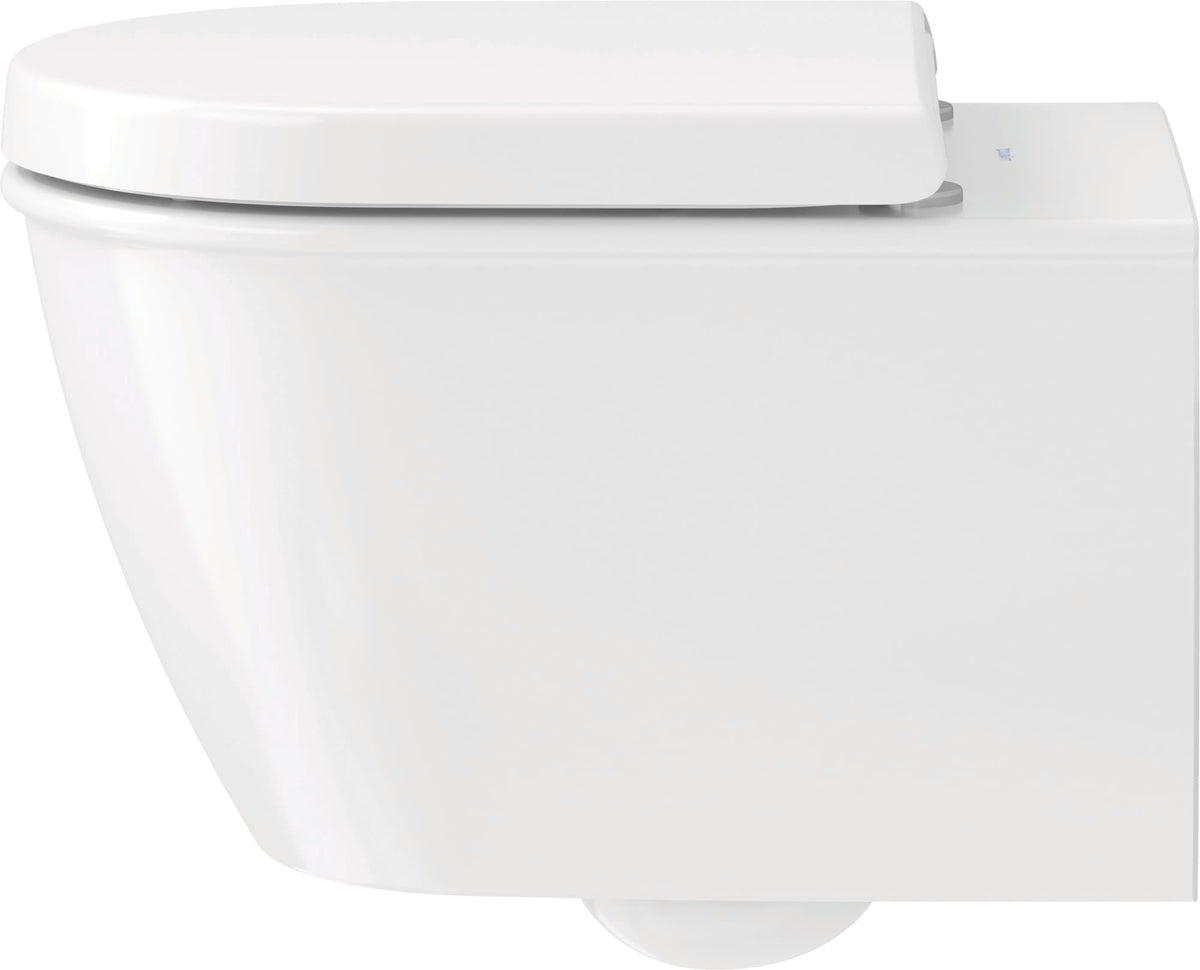 Darling New 1.6/0.8 GPF Dual Flush ADA Compliant Elongated Wall Mounted Toilet in White 2545090092