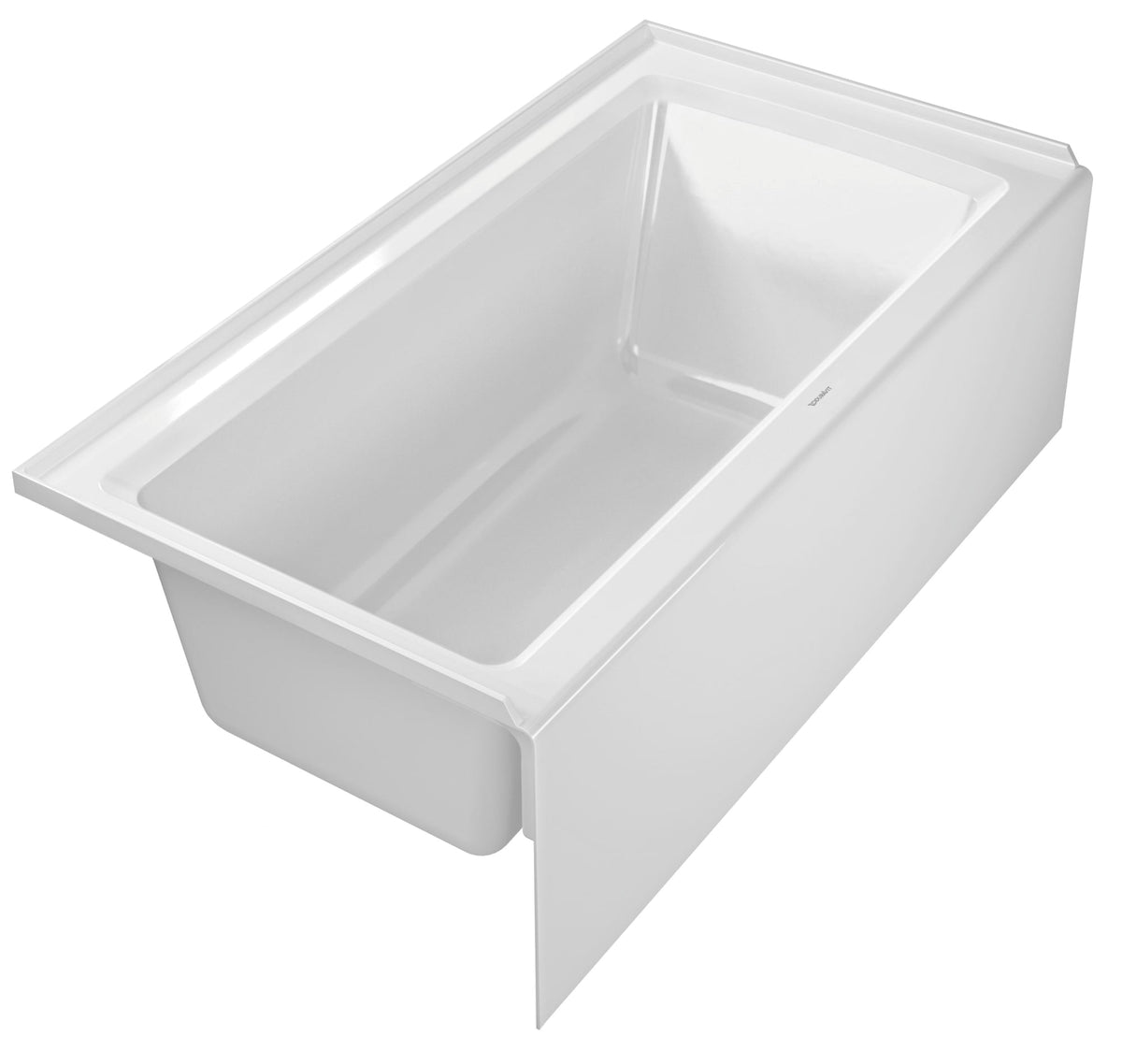 700354000000090 Architec 60" x 32" Rectangular Alcove Bathtub in White Acrylic with Left Drain, Drain Sold Separately