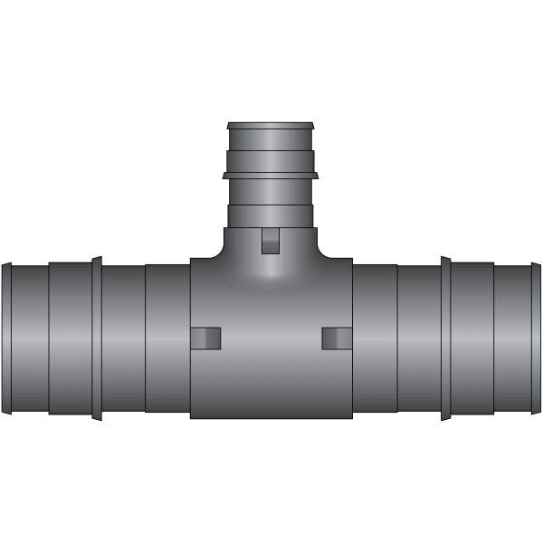 EX16442 1-1/2" x 1-1/2" x 3/4" PEX Reducing Tee (Expansion(F1960)) - Composite