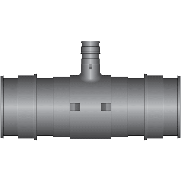 EX16665 2" x 2" x 1/2" PEX Reducing Tee (Expansion(F1960)) - Composite