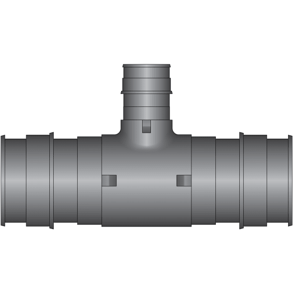 EX16668 2" x 2" x 1" PEX Reducing Tee (Expansion(F1960)) - Composite