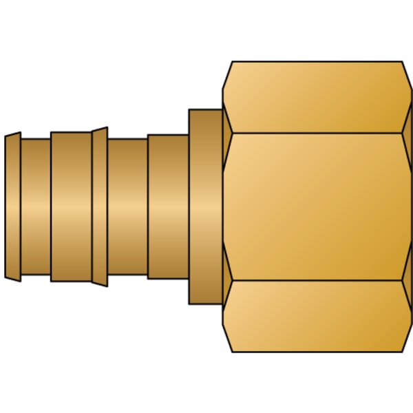 1/2" PEX Female Adapter (Expansion(F1960) x FIP) - Brass EX27605NL