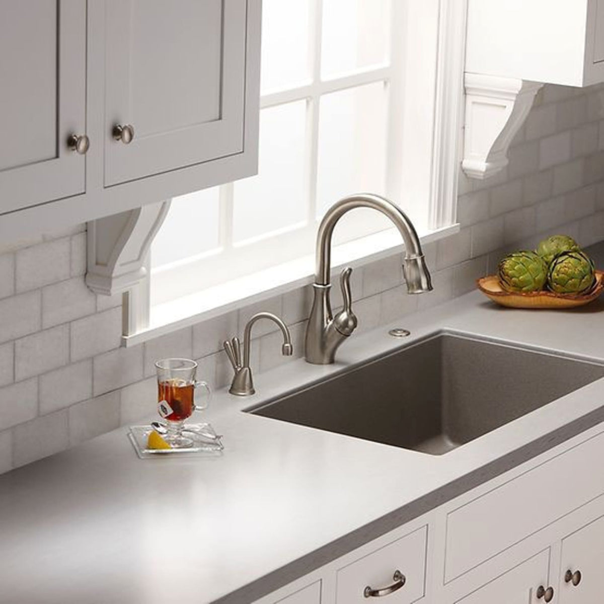 44717A - Involve™ Satin Nickel, Hot & Cold Water Dispensers - Water Dispenser