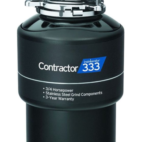 CONTRACTOR-333 - (3/4 HP) Black Enamel - Continuous Feed, Heavy Duty