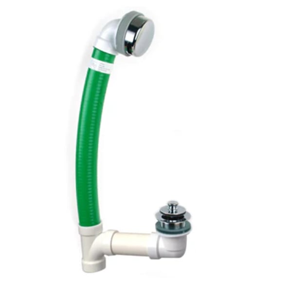 FLEX210-PP-ABS-CP WatcoFlex® Push Pull Waste and Overflow with 21" Flexible Tubing Chrome