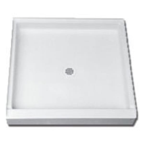 3232-1-WHT - Saflor® (Shower Base) White, Shower Bases & Walls - 1-Piece, Single Threshold (32" x 32" x 4-3/4")