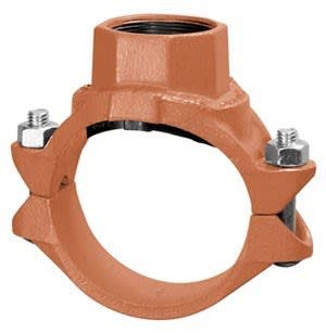 GVLF-7045-600.150-E-PNTD 6" x 1-1/2" Tee Branch (Threaded) - Painted - GR x FIP (EPDM (Green))