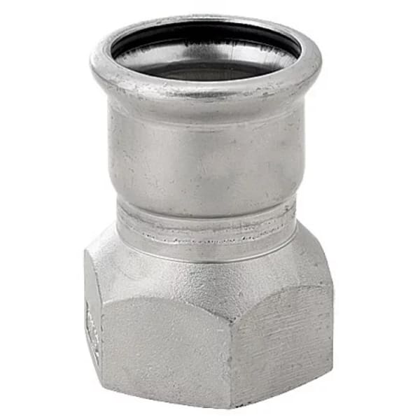 1/2x3/4" Female Adapter - 316 Stainless Steel - Press