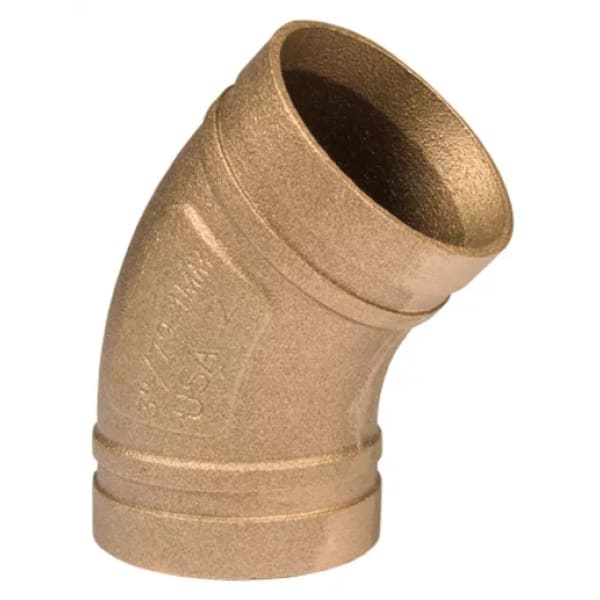 2" 45° Elbow - Copper - GR x GR