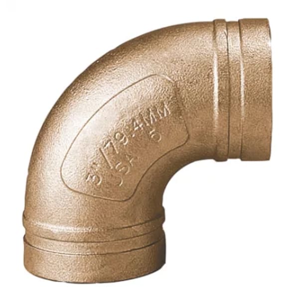 3" 90° Elbow - Copper - GR x GR