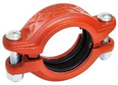 2-1/2" SlideLok Coupling - Painted - GR x GR, EPDM Gasket