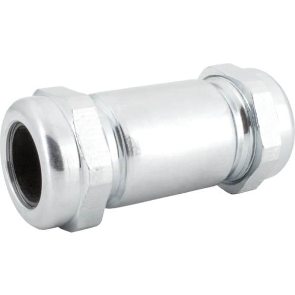 303-107 1-1/2" - Comp x Comp, Galvanized Steel Compression Couplings