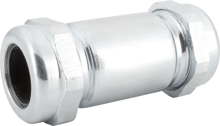 303-105 1" Comp x Comp, Galvanized Steel Compression Couplings