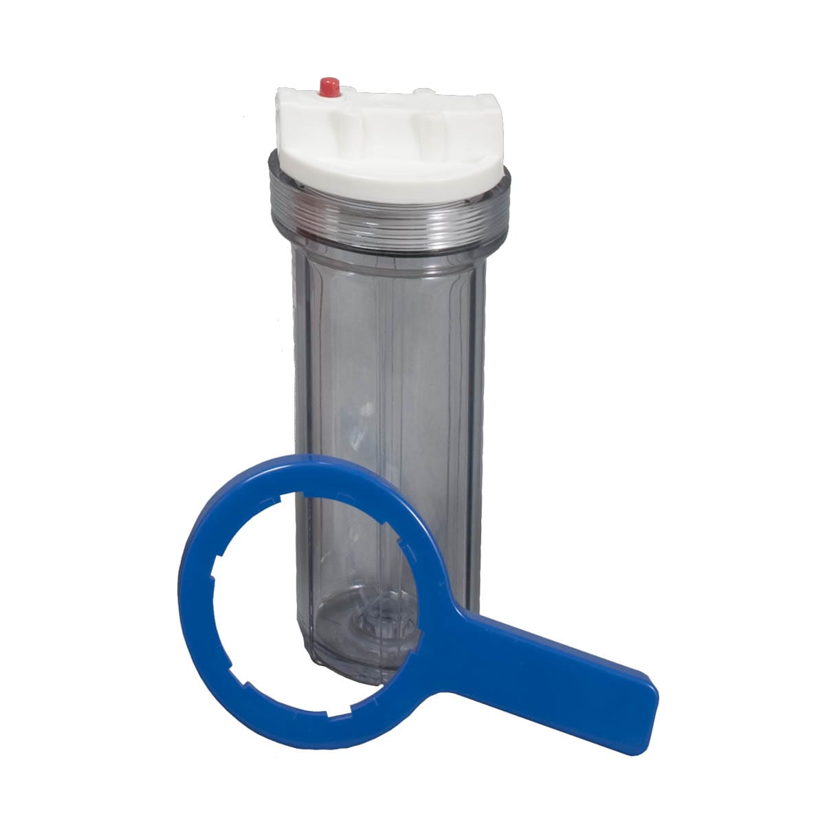 H34 3/4" Filter Housing with Wrench - Clear Sump