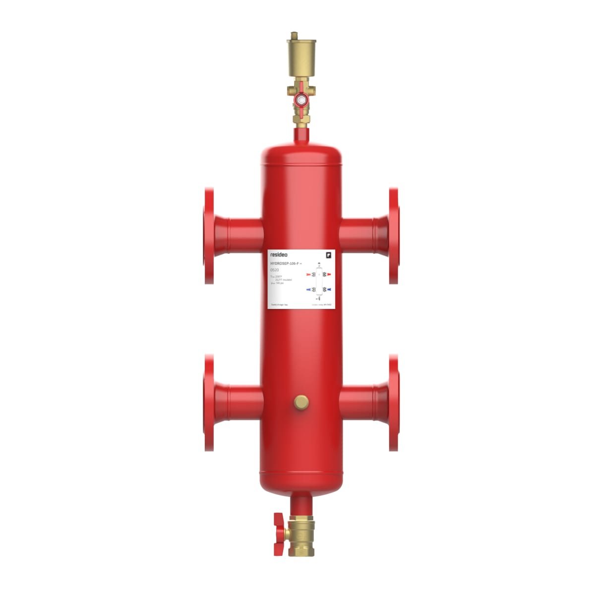 HYDROSEP-110-F/U Hydraulic Separator, 6 in Flanged