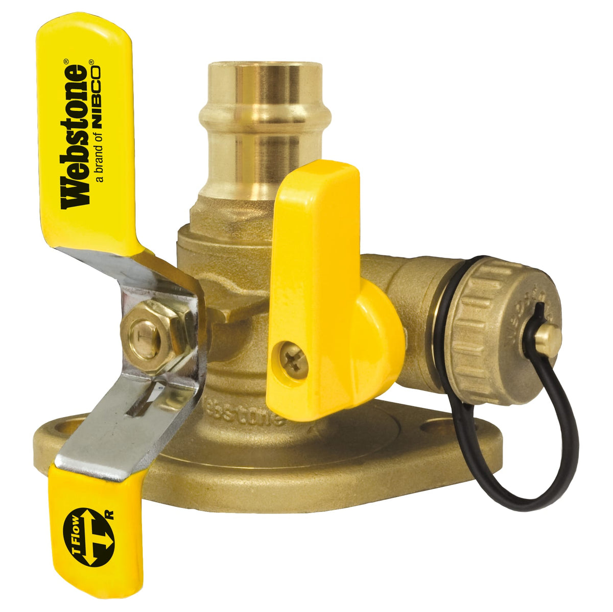 H-81417WHV 2" Press Isolator with Rotating Flange and Hose Drain for High Velocity Pumps, Lead Free