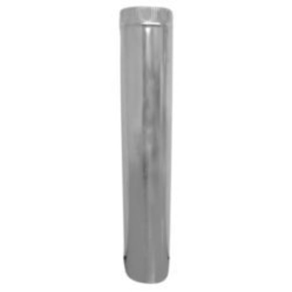 530416 4" x 24" - 26 Gauge Pipe - Snap Lock
