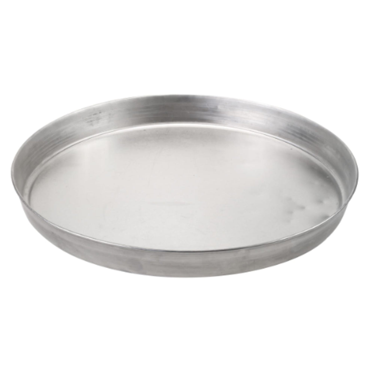 87004 22″ ID x 24″ OD Pan, Aluminum Water Heater Pan, 1″ x 1-1/2″ No Drain Connection