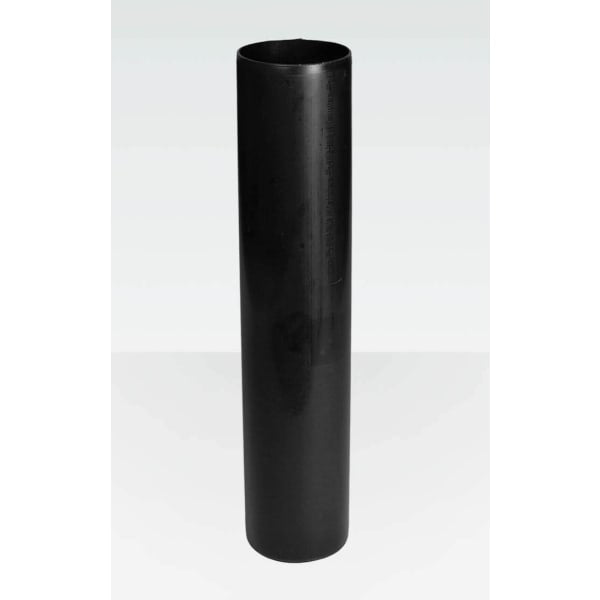 3" x 20" End Pipe PPs-UV Black
