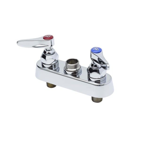 B-1110-LN Workboard Faucet, Deck Mount, 4" Centers, Lever Handles, Less Nozzle