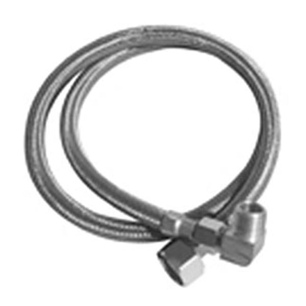 KDW-560-PP 3/8" COMP x MIP x 48" MightyFlex™ Dishwasher Connector - Braided Stainless Steel