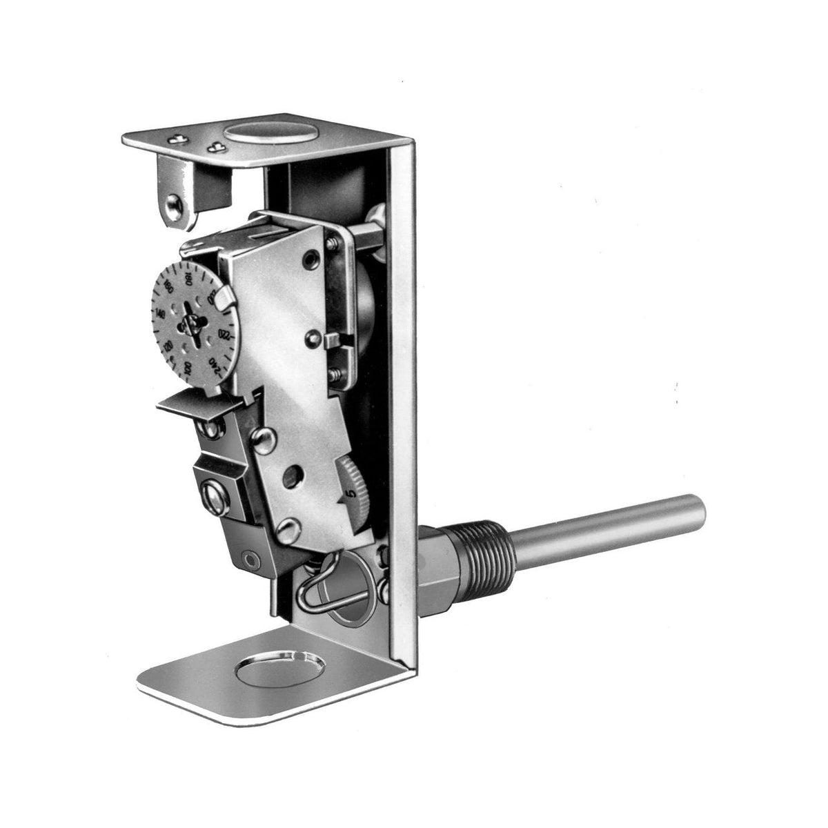 L4006B1007/U Aquastat, Makes on Rise, 100–240°F, Non-Adjustable Differential