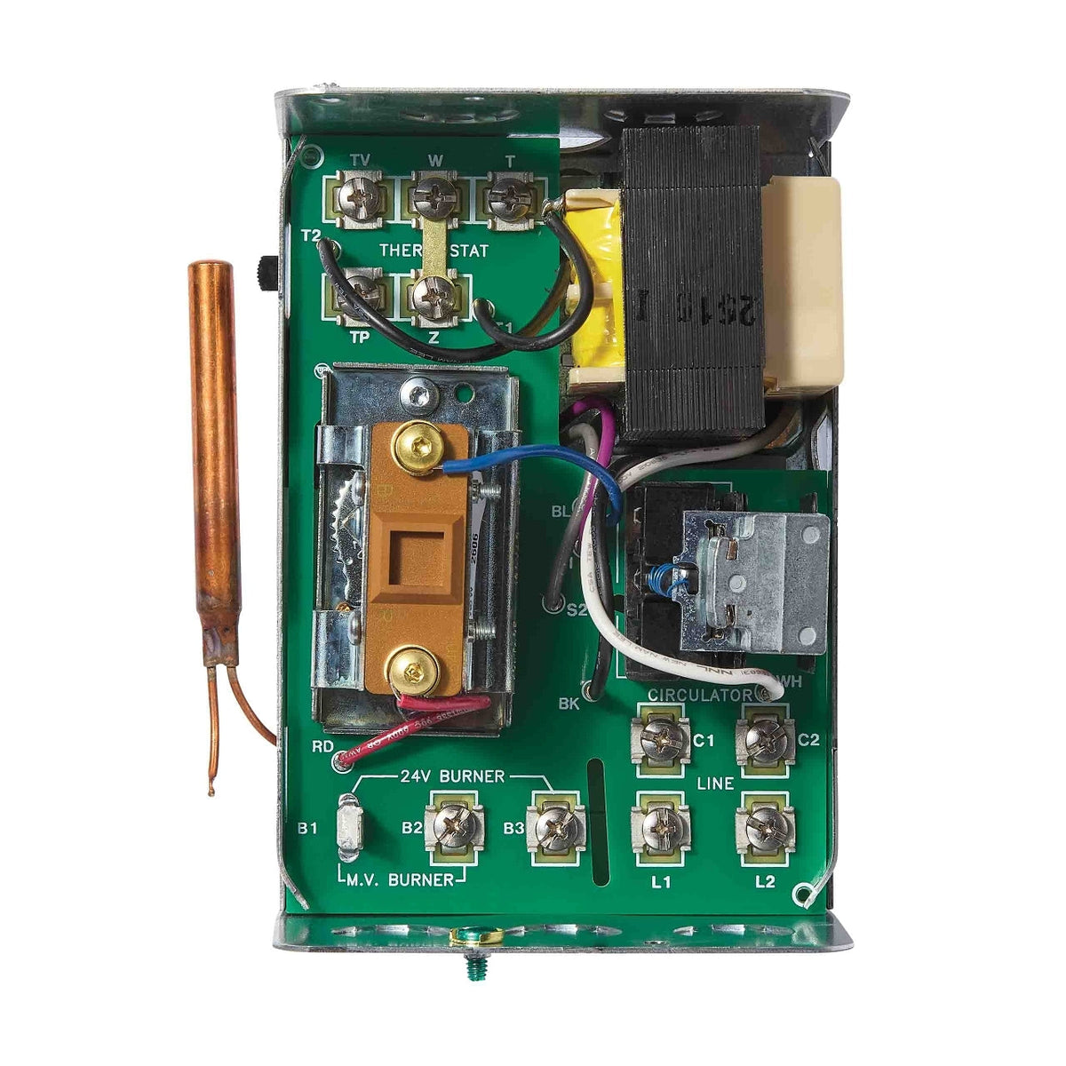 L8148J1009/U Aquastat Control, 140–240°F, 120 VAC, Universal Mount, Less Well