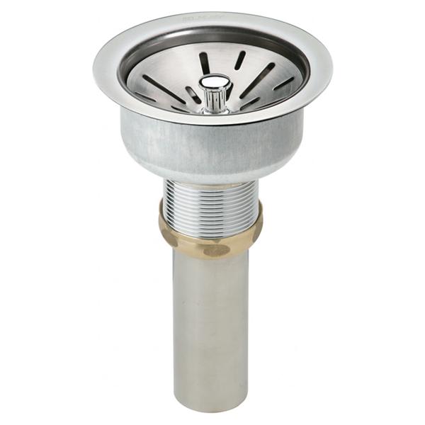 LK35 3-1/2" Drain Fitting Type 304 Stainless Steel Body Strainer Basket and Tailpiece