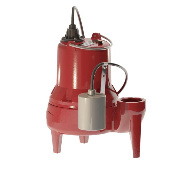 LE41A 4/10 HP, Sewage Pump, 1 PH, 115V, 10' Cord, 2" Discharge, Auto