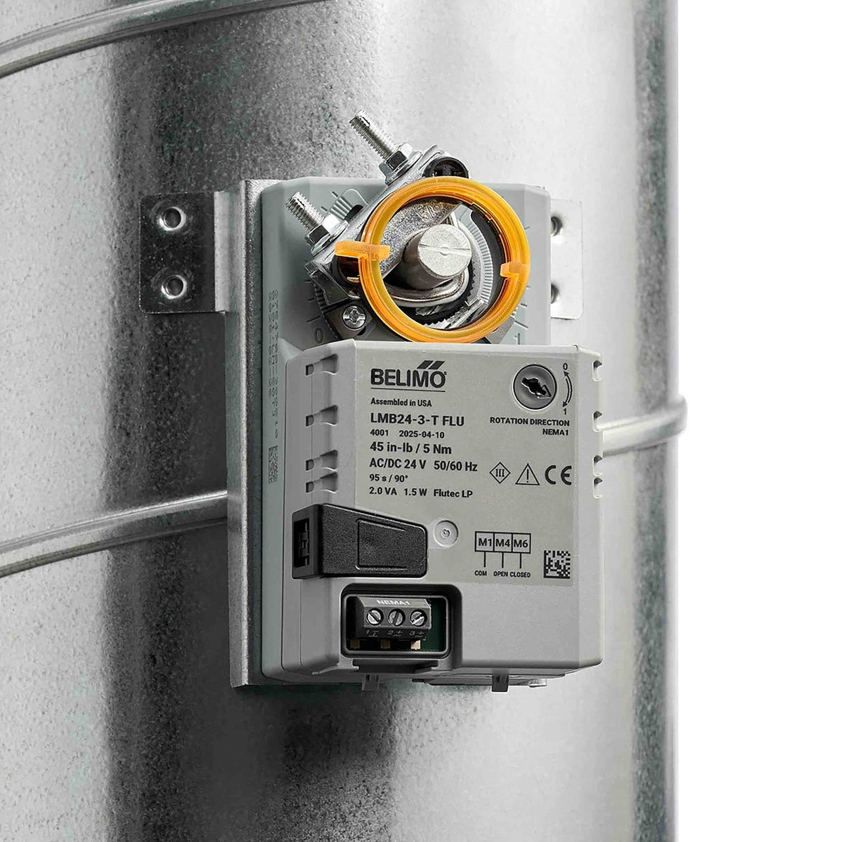 MARD10/U Modulating Automatic Round Damper, 10 in