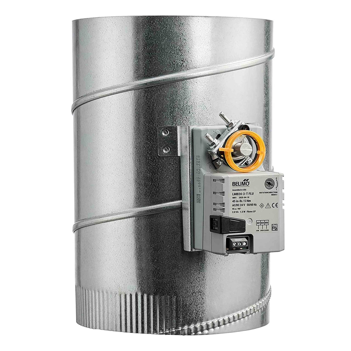 MARD10/U Modulating Automatic Round Damper, 10 in