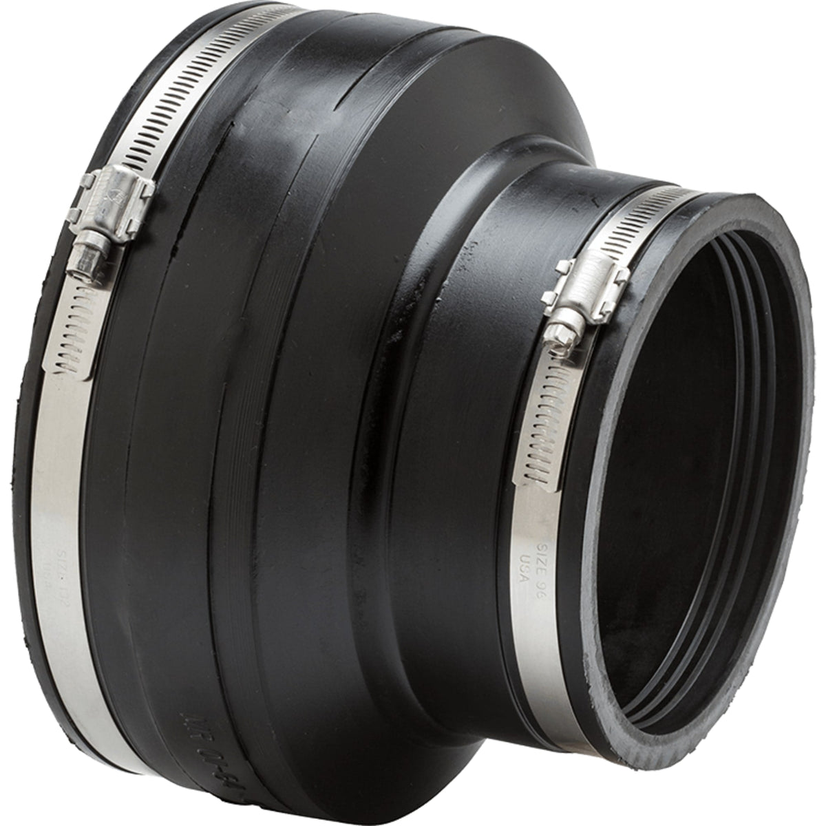 MR06-64 6" Concrete to 4" Cast Iron/Plastic Unshielded Rubber Coupling 1406412